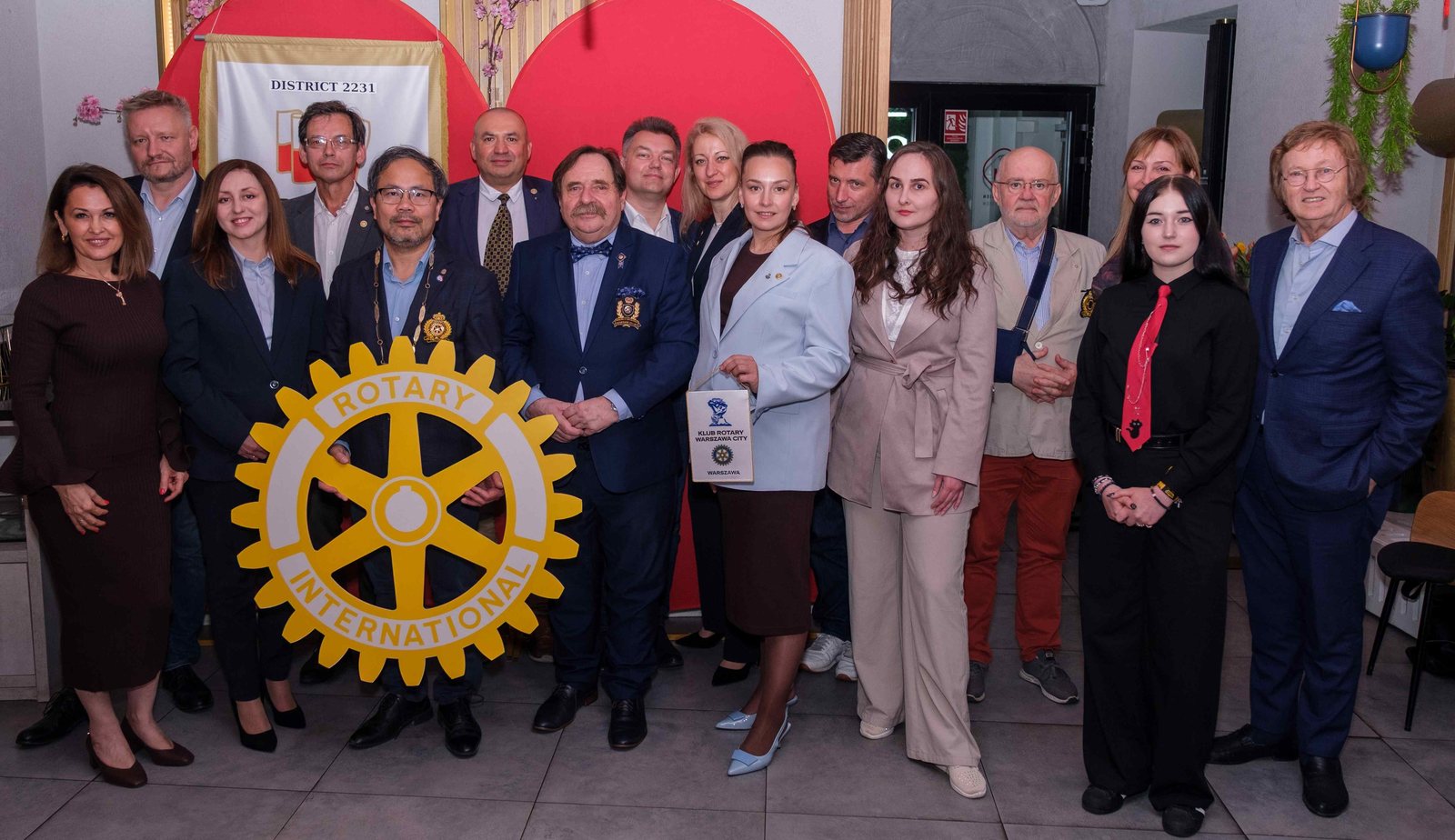 Członkowie i przyjaciele Rotary Klub Warszawa City